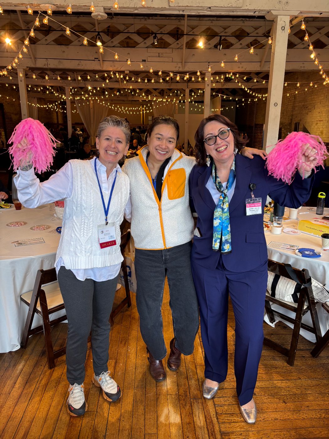 The ShopDot team celebrating at an industry event