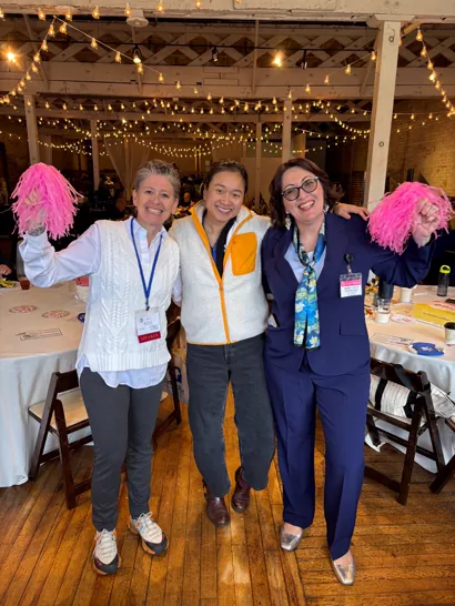 The ShopDot team celebrating at an industry event